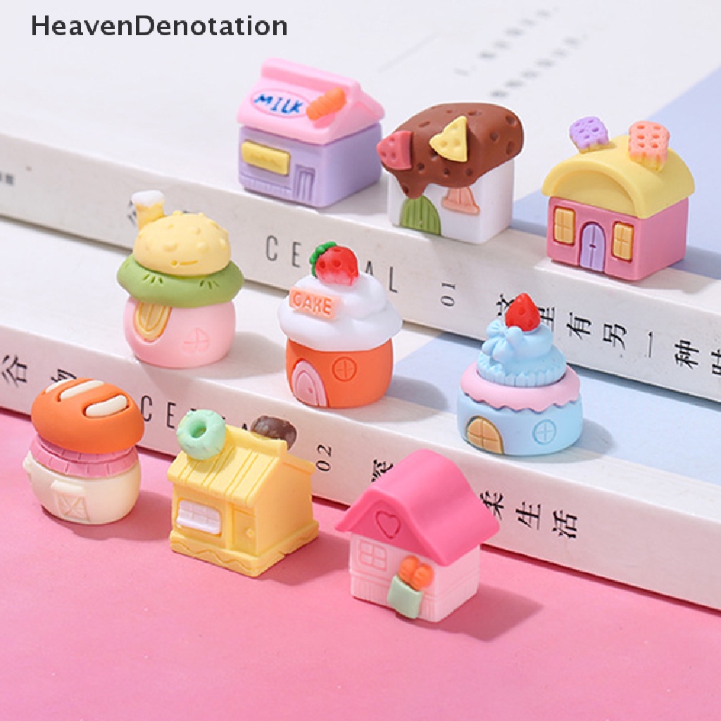 [HeavenDenotation] 1pc Dekorasi Rumah Boneka Rumah Kue mini model shoog Alat Peraga Adegan HDV