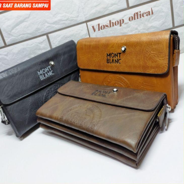 ➬ handbag clutch pria kulit asli tas tangan pria import ◙