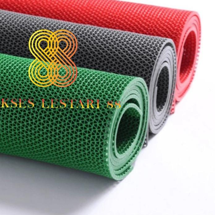➹ Keset Karpet Anti Slip Kamar Mandi Keset Wudhu Masjid  - Jaring Meteran ➨