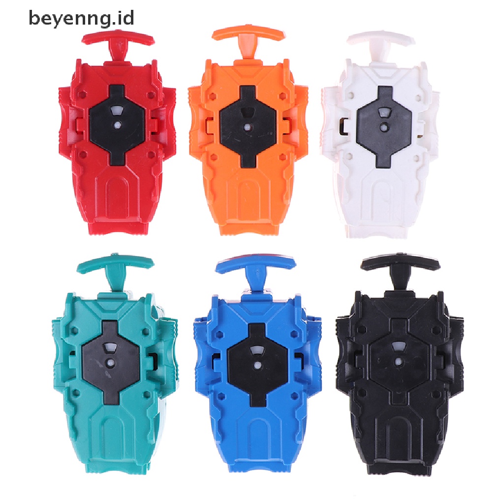 Beyen Beyblade beylauncher burst string launcher Merah orange Biru Hijau Hitam Putih ID