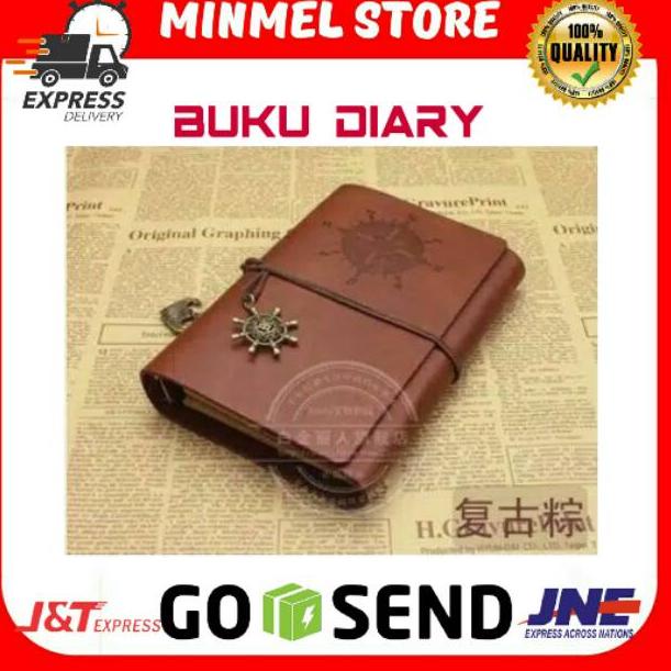 

K31 BUKU DIARY AGENDA CATATAN BINDER KULIT TEMA RETRO VINTAGE PIRATE DIARI UKURAN A5 COKLAT TERPOPULER ₹
