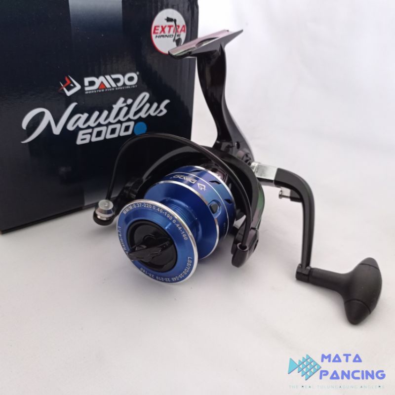 Reel daido nautilus 1000 2000 3000 4000 6000 BONUS handle cadangan