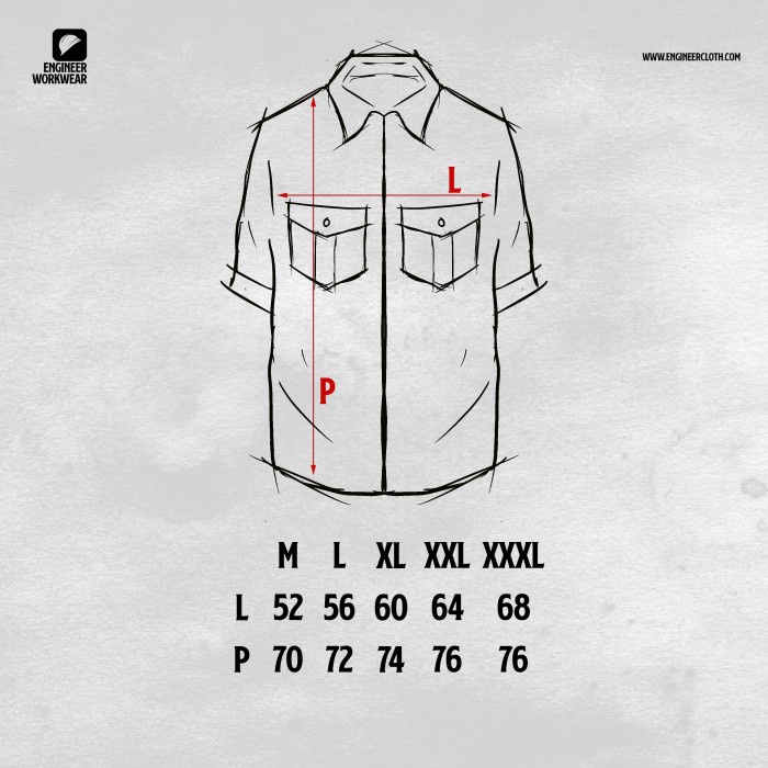 QUICKDRY WORKSHIRT KEMEJA KERJA LENGAN PENDEK BY ENGINEER WORKWEAR