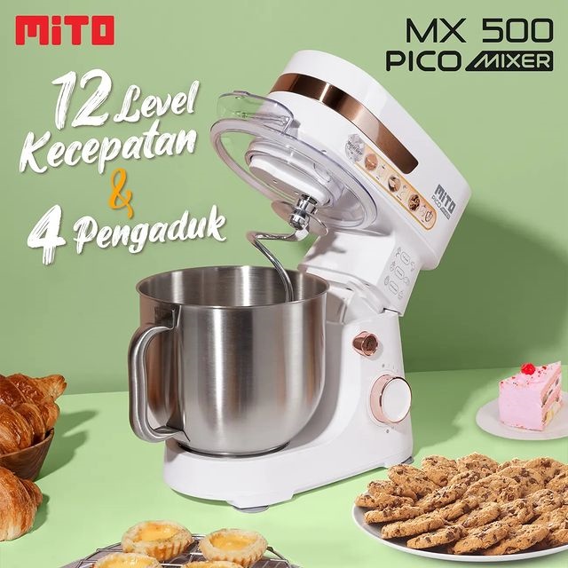 MIXER MITO MX500 Pengaduk adonan Kue dan Roti kapasitas 5 liter