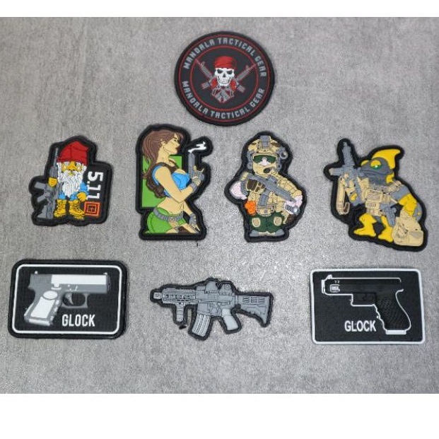 Patch Tactical karakter / Rubber patch / warior patch rubber / patch 3D