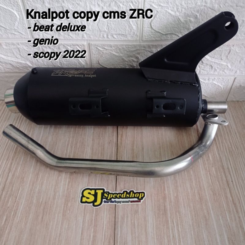 KNALPOT COPY CMS ZRC BEAT DELUXE | GENIO | SCOOPY 2022, KNALPOT MOTOR MATIC HONDA