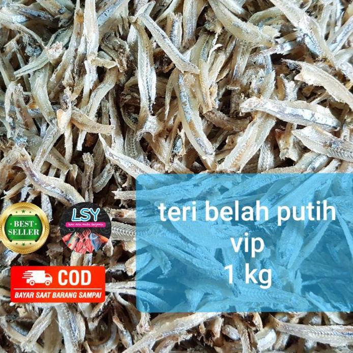 

☊ ikan asin teri belah putih vip / jengki belah vip 1kg ➴