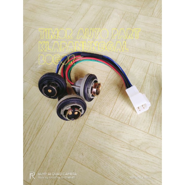 soket stoplamp timor satuan lampu belakang timor