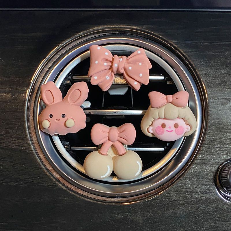 Gaya Terbaru Ac Mobil Dekorasi Outlet Udara ins Gadis Kartun Lucu Kreatif Unik Perlengkapan Dekorasi Interior Mobil
