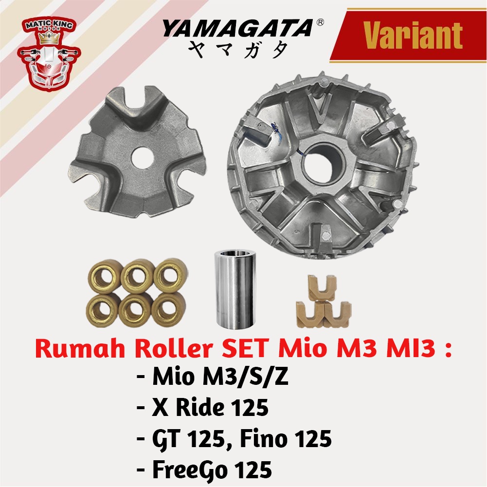 Rumah Roller Set Yamaha Mio M3 S Z Freego Gear Fino X Ride GT new 125 cc Yamagata