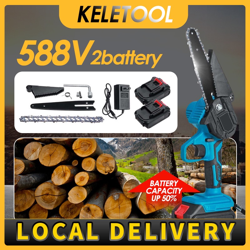 gergaji listrik rantai elektrik gergaji kayu gergaji mesin gergaji mesin mini mini chainsaw cordless