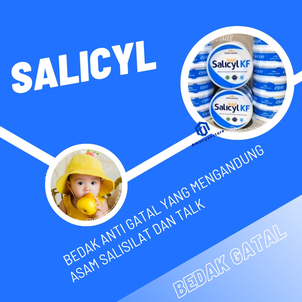 Bedak Tabur Salicyl Kf Menthol Obat Untuk Gatal Biduran Biang Keringat Kulit Sensitif Bintik Bintik Merah Anak Dan Bayi Cepat Sembuh Original Bpom