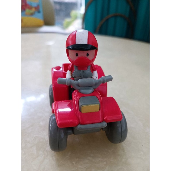 Preloved ELC Happyland Red Truck Car with Character