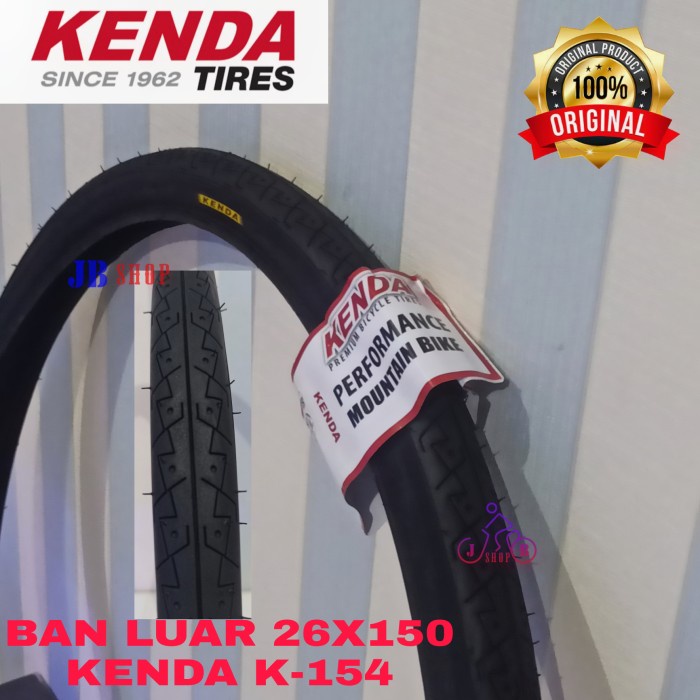 Ban Ban Luar Sepeda 26 X 150 1.50 Kenda 40 - 559 26X150 26X1.50 Original