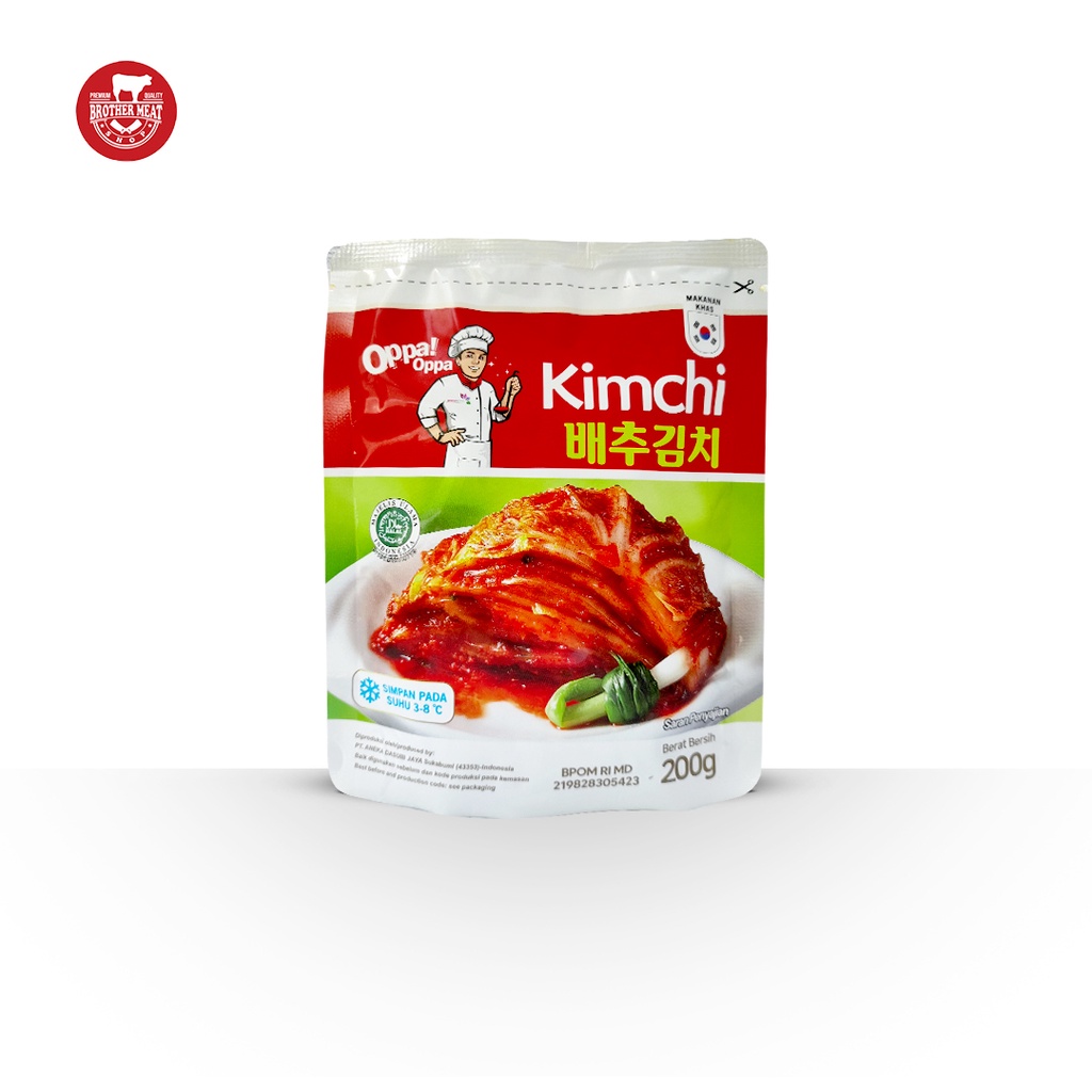 

Oppa Oppa Kimchi Fresh Khas Korea 200gr, Korean Food Halal