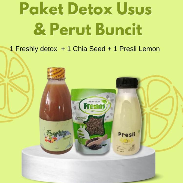 

>V44859) Paket Detox Usus & Perut Buncit (1fl 1Chiaseed 1 Freshly Detox)