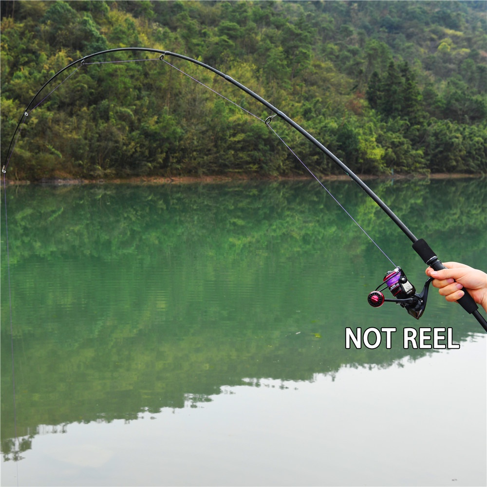 Pancing 1.65m-2.1m Dengan Bahan Serat  Spinning Casting Fishing Rod Untuk Memancing Joran Pancing Putar Sangat Ringan Joran Pancing Nyaman EVA Pegangan