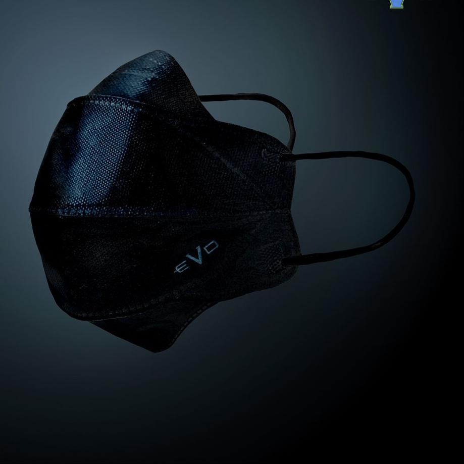 FLASH SALE [BARU] Masker Evo Plusmed 4D Full Black Edition Limited 
