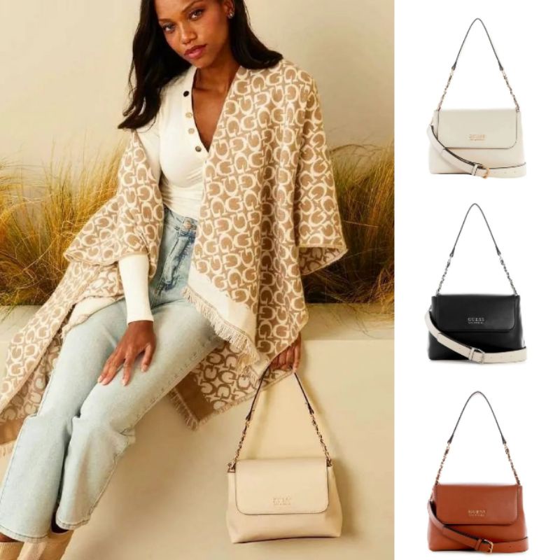 GUESSS Milena Flap Crossbody Bag