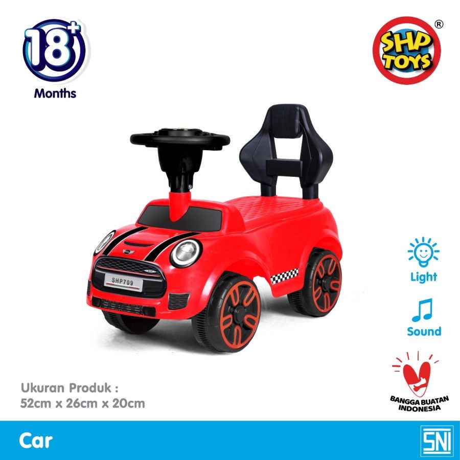 Mainan Mobil Dorong Anak SHP Toys Ride on Car MIMO 709 , Royal Tolo Car RY 108, RY 109