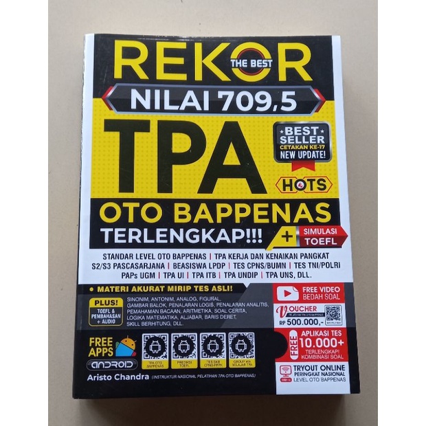 

buku tes TPA REKOR terbaru