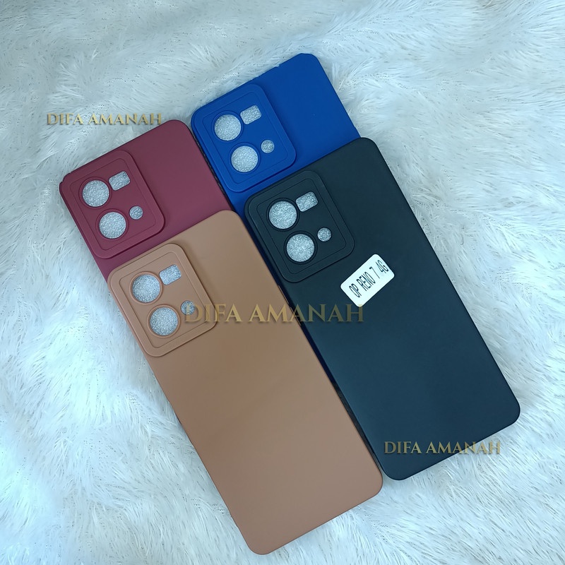 OPPO A57 4G A77S OPPO A17 A17K OPPO RENO 7 4GCASE PRO CAMERA FULL WARNA BAHAN KARET case pro camera terbaru macaron