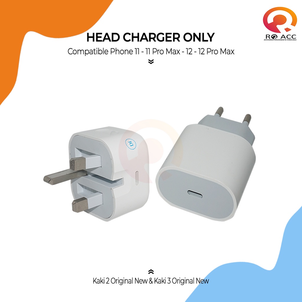 [RO ACC]HEAD BATOK CHARGER 11 12 13 14 PRO MAX MINI 20W USB C ORIGINAL 100%