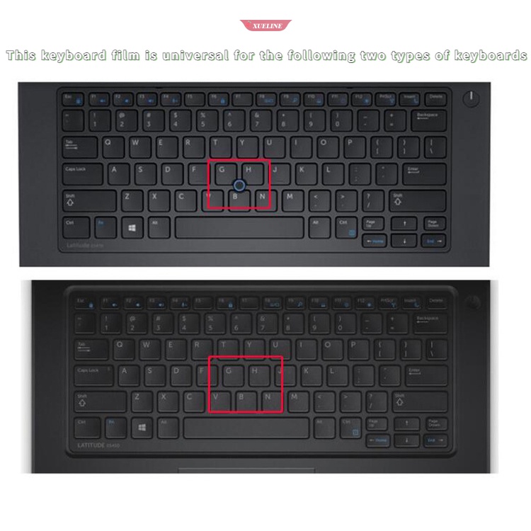 DELL Cover Pelindung Keyboard Warna Laptop Anti Air Lintang Dell14 E7450 E7470 E5470 E7480 5480 5480 5490 7490 [ZXL]