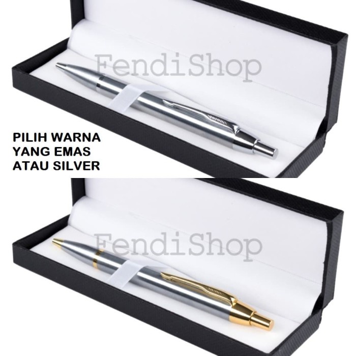 

BISA COD Pulpen Model Parker Silver + Elegant Box