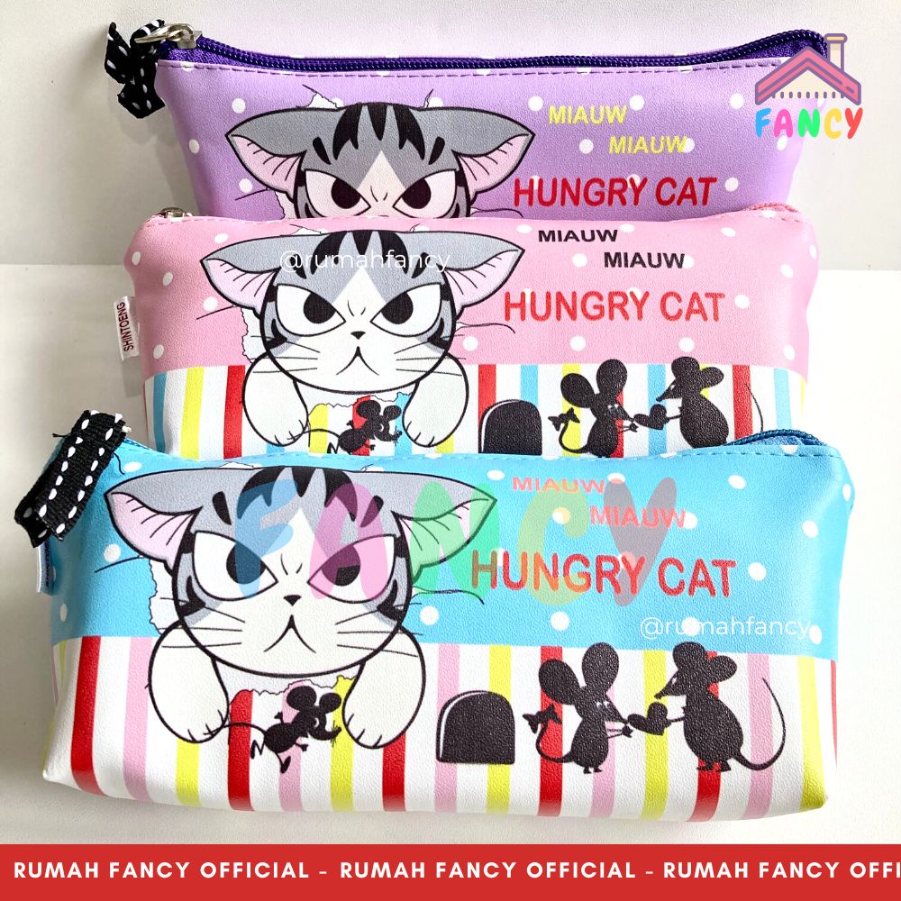 

Tempat Pensil Kotak Pensil Shin Toeng Fancy Motif Kucing Lucu ST 534A / ST 523A Cute Cats/ Tempat Pensil + Zipper Kain