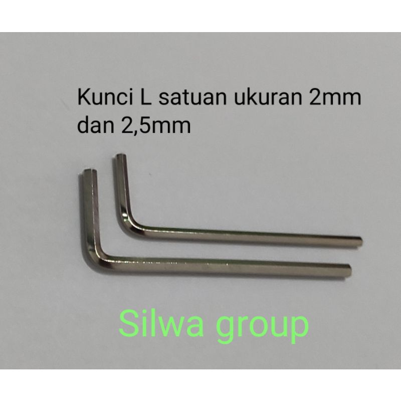 kunci L hexagonal satuan ukuran 2 dan 2,5 termurah bisa nego pembelian tertentu