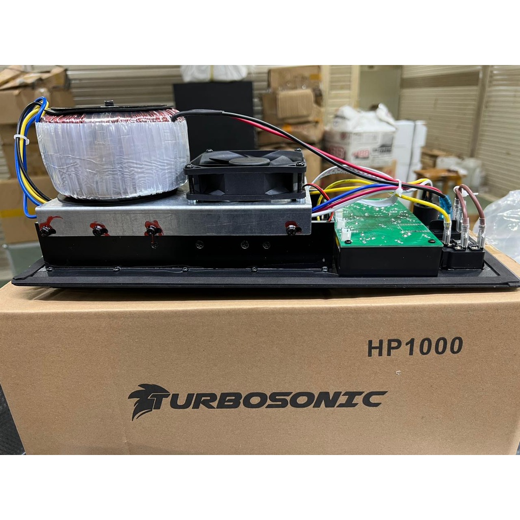 Turbosonic Mesin Kit Power Amplifier Aktif Model Huper 1000 Watt HP1000 / HP 1000