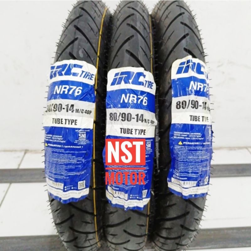 Ban Luar IRC Matic Ukuran 80/90 14 NR 76 Ban Luar Mio Fino Mio J Mio GT Original IRC