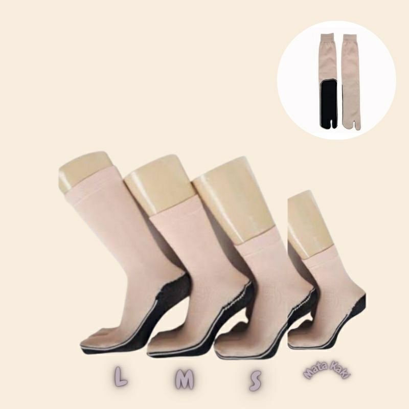 Kaos kaki wanita Muslimah / Kaos kaki muslimah telapak hitam