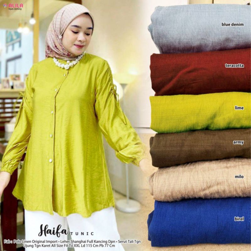 HAIFA TUNIC ORI ALILA | Polo Linen Original Import