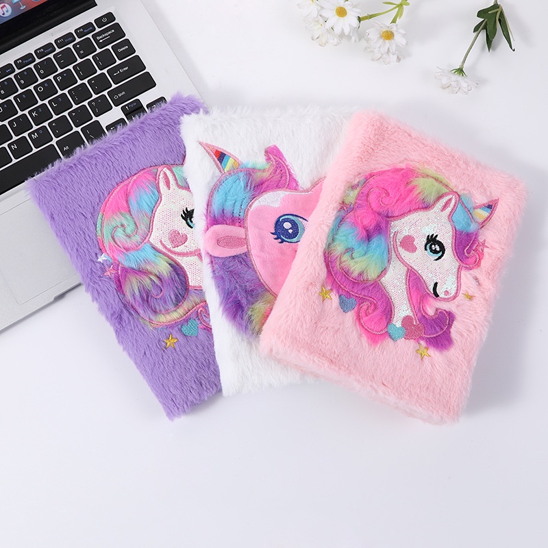 

BUKU TULIS NOTEBOOK UNICORN A5 DIARY ANAK PEREMPUAN AGENDA BULU UNICORN