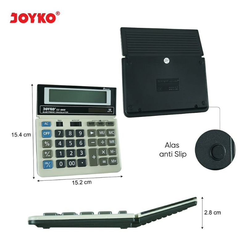 

RB Kalkulator Joyko CC-868 12 digit ( 1pcs )