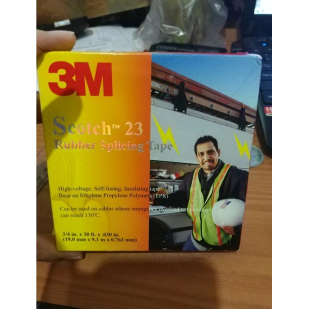 

Scotch 23 isolasi Rubber Splicing Tape 3M