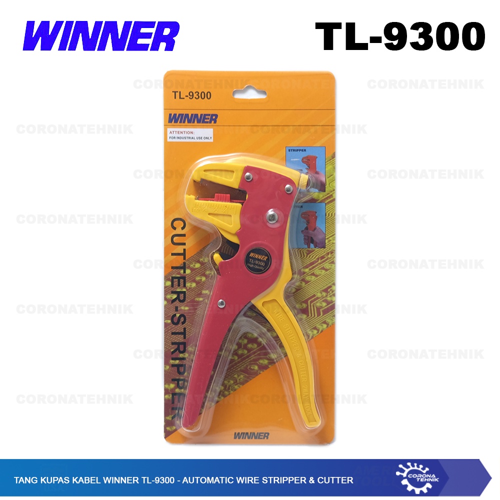 Automatic Wire Strippe &amp; Cutterm - Tang Kupas Kabel Winner TL-9300