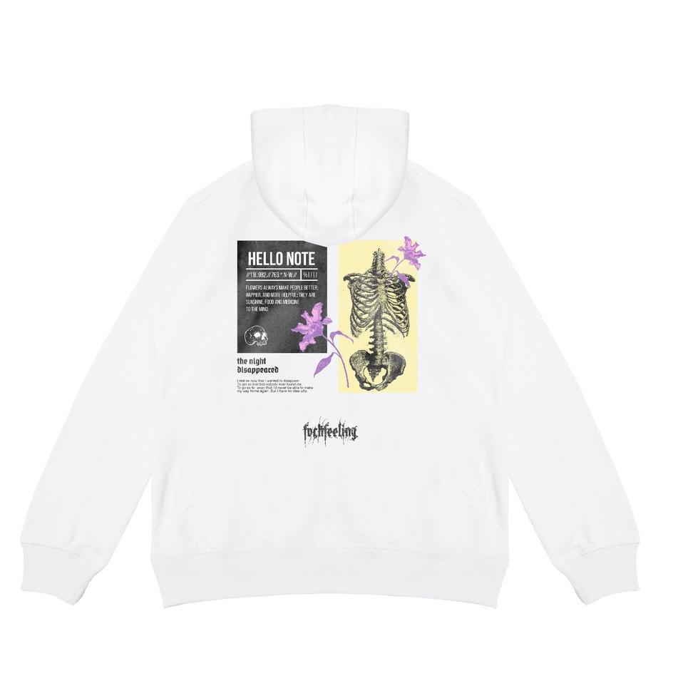 NEW STOCK GRDT Hn Hoodie White