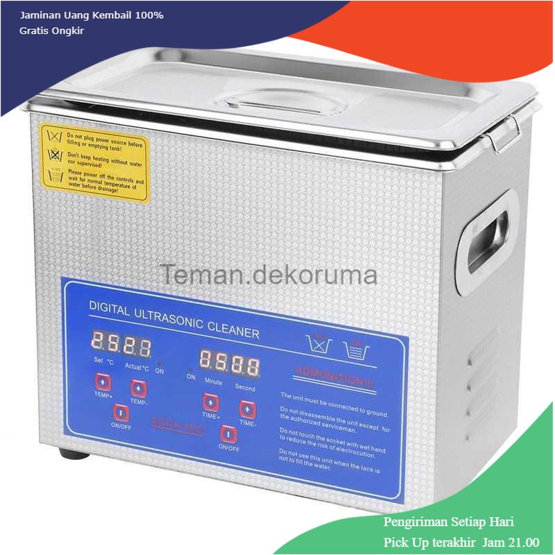 TD - SKT EECOO Mesin Pembersih Perhiasan Ultrasonic Cleaner 120W - MH-020S