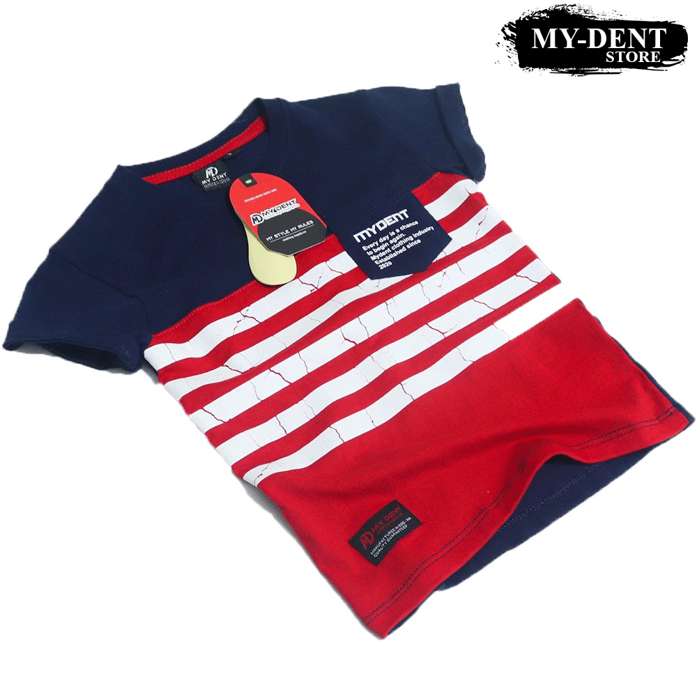 Baju Anak Laki Laki Distro Mydent Umur 1-7 Tahun Bahan Cotton 30S