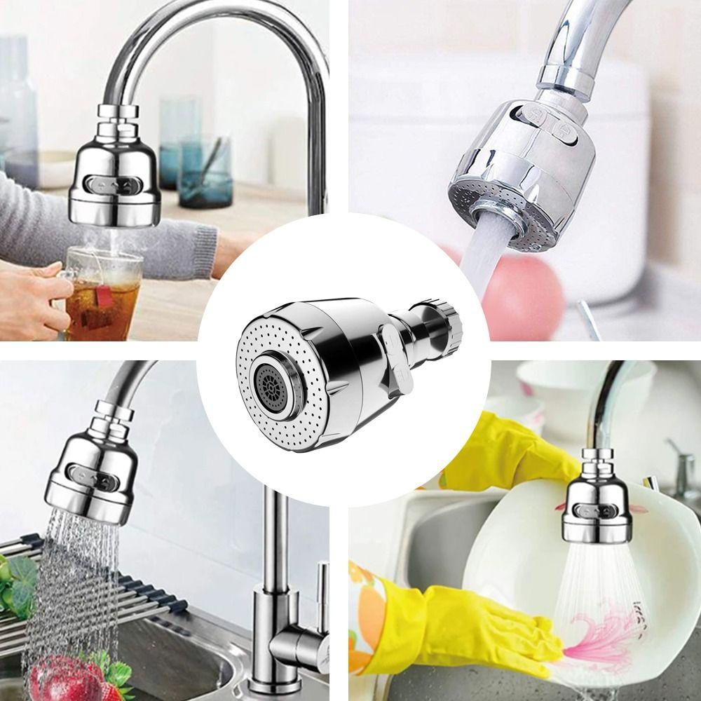 Populer 360derajat Perlengkapan Dapur Dual Mode Sprayer Filter Shower Semprotan Air