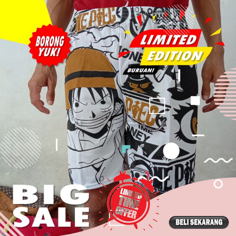 celana kolor pendek one piece