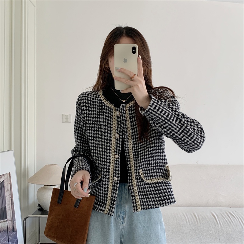 [Import]Jaket Wanita Terbaru Jacket Crop Korean Style Outer Lengan Panjang Kekinian