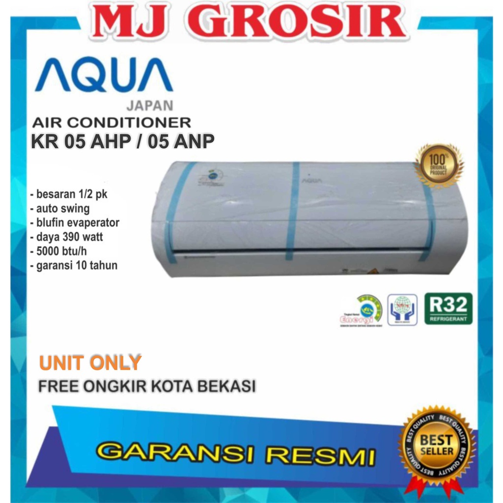 AC AQUA JAPAN AQA KR 05 AHP / 05 AHP 0.5 PK 1/2 PK LOW WATT UNIT ONLY NEW