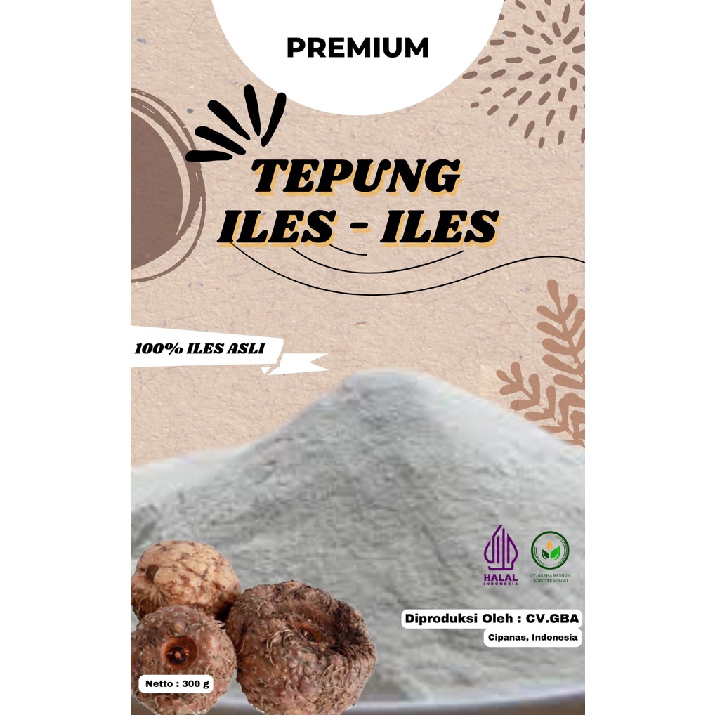 

Tepung Iles - Iles 1kg