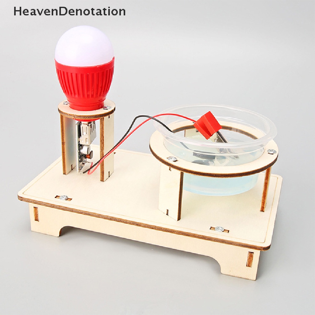 [HeavenDenotation] Diy Mini Tangan Engkol Generator Kit Percobaan Sains Model Edukasi Mainan HDV