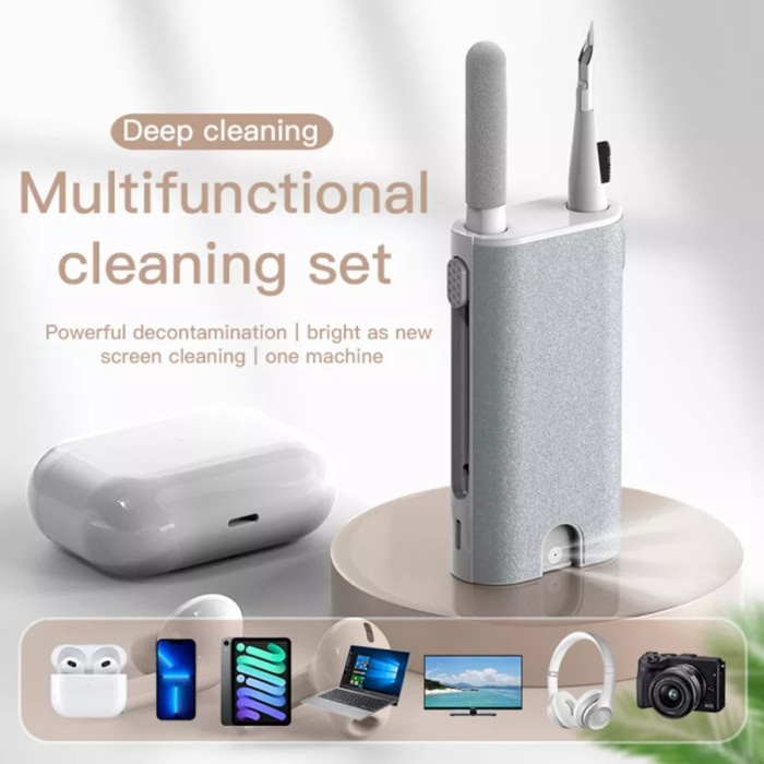 BAROKAH GAMIS 5 in 1 Permbersih Earphone Cleaner Brush Kit Multifunctional