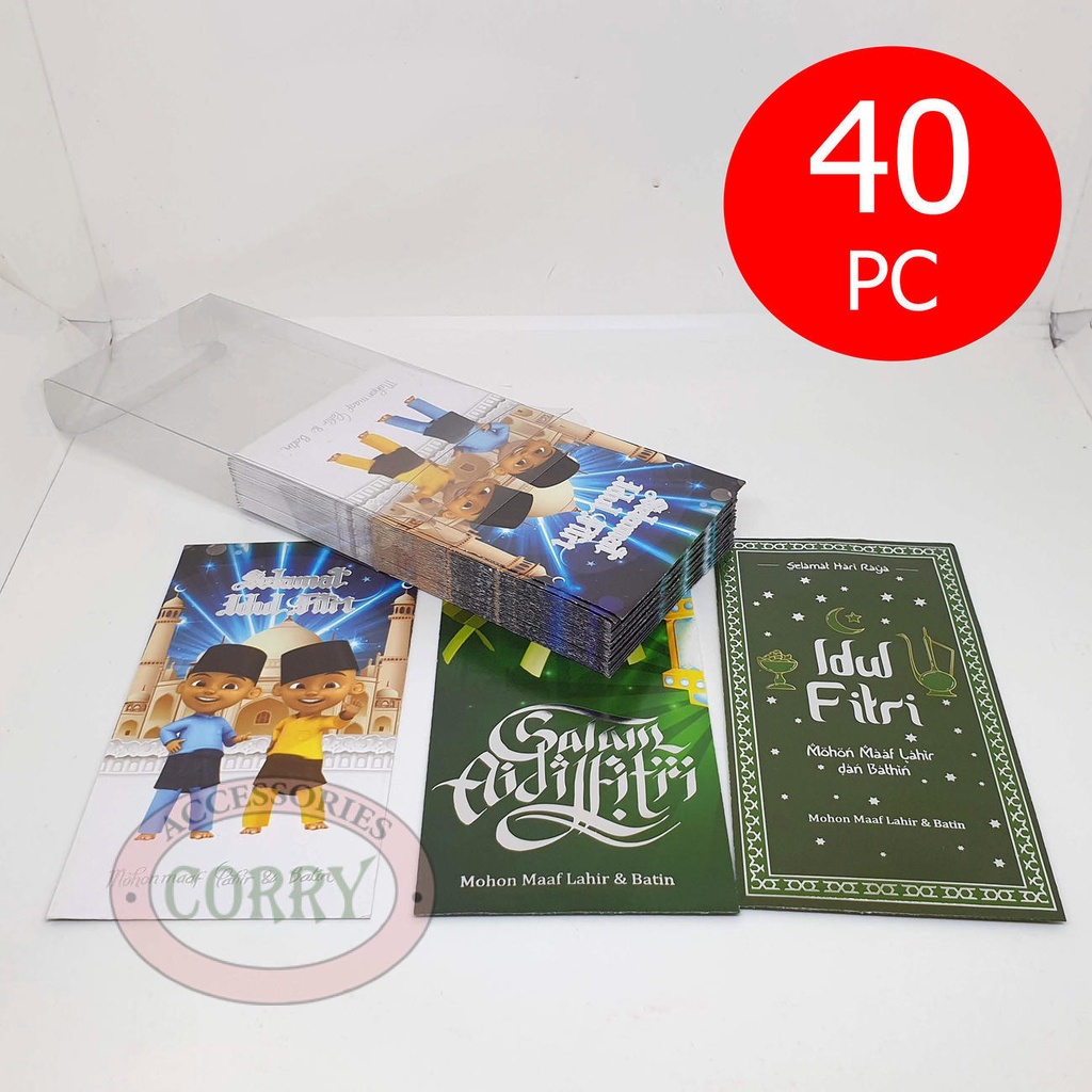

Angpao THR Idul Fitri Lebaran Isi 40 Bulk Mewah 17 Cm Amplop Uang Putih Upin Ipin Embos Mengkilap